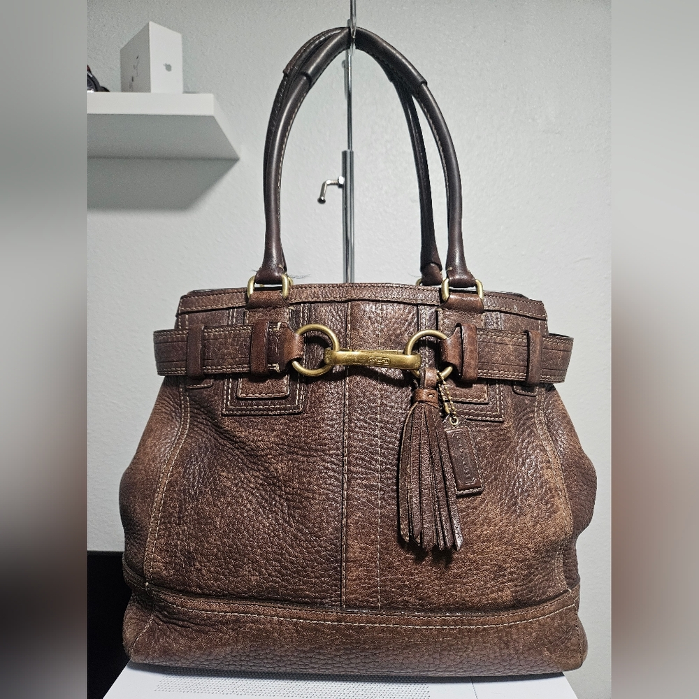 Vintage 06' Coach Hampton Satchel/Tote